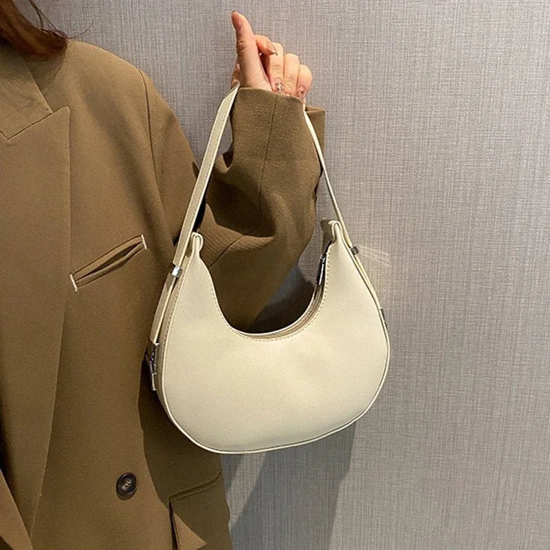 SOERA Tyla Leather Shoulder Bag - Handbags -  Beige Regular