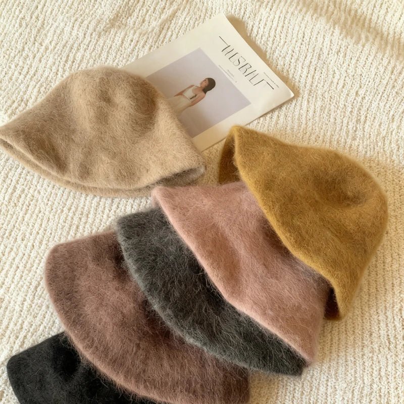 SOERA Kyla Fuzzy Bucket Hat - Hats - 3256809928680127-;ww1764102178339560780 Brown