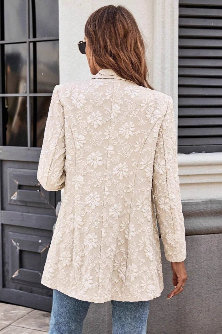 SOERA Celeste Jacquard Single Button Blazer - Jacket -  L