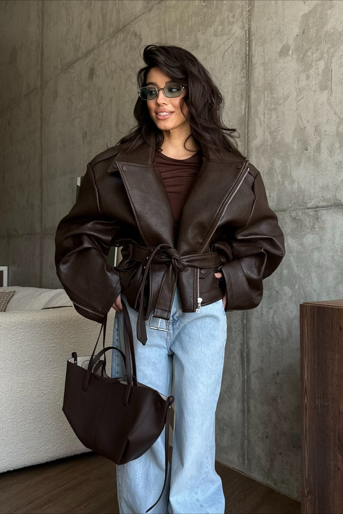 SOERA Evita Vegan Leather Jacket - Jacket -  S