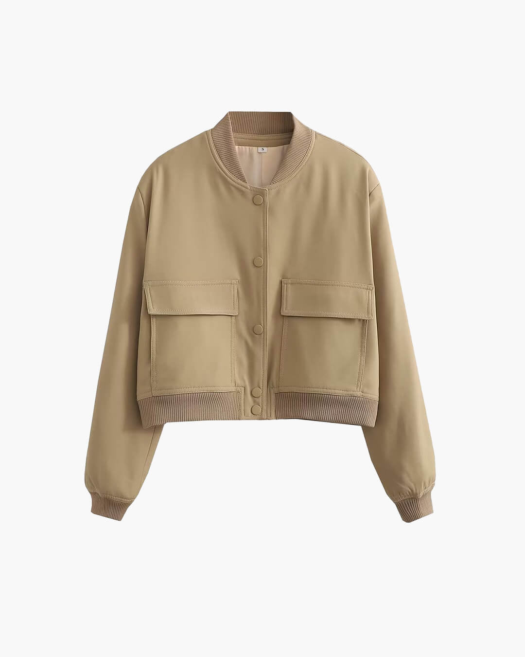 SOERA Fabienne Bomber Jacket - Jacket - SOERA-336067-LAT-S-32067 Latte S