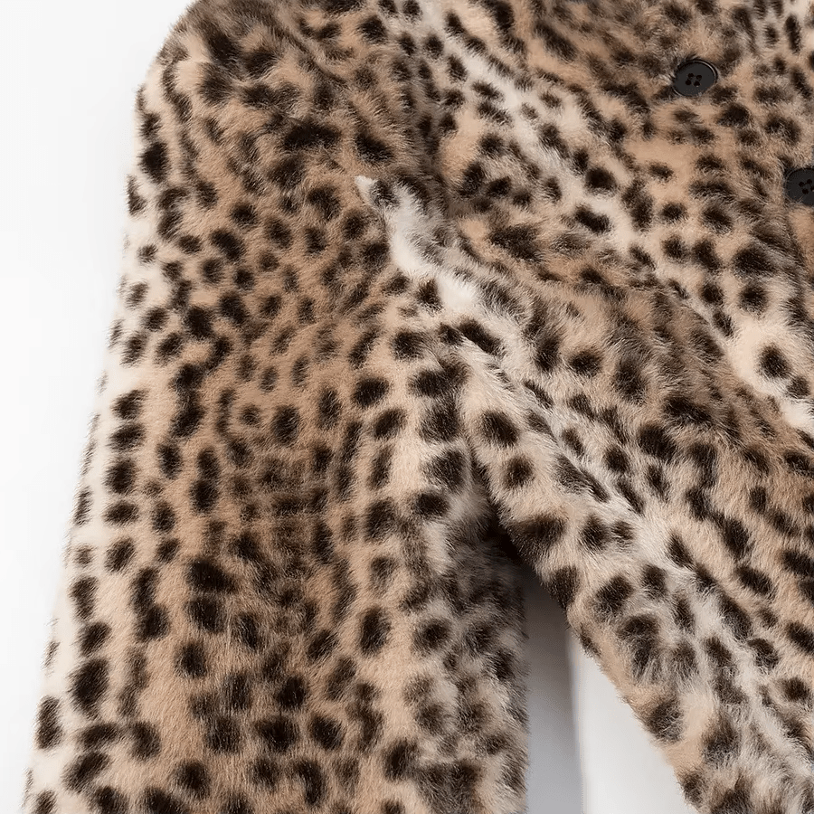 SOERA Lily Leopard Faux Fur Cropped Jacket - Jacket - SOERA-153539-PIC-S-02051 S