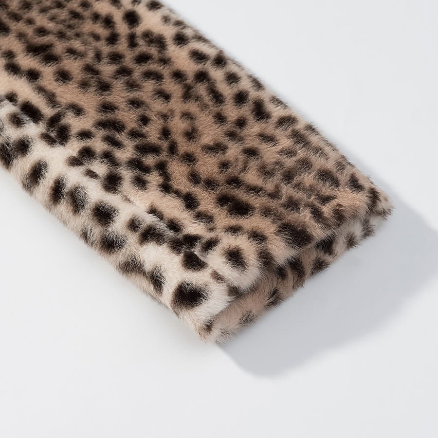 SOERA Lily Leopard Faux Fur Cropped Jacket - Jacket - SOERA-153539-PIC-S-02051 S