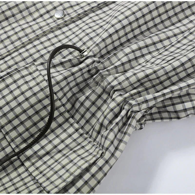 SOERA Myla Check Hooded Zip Jacket - Jacket -  Beige S