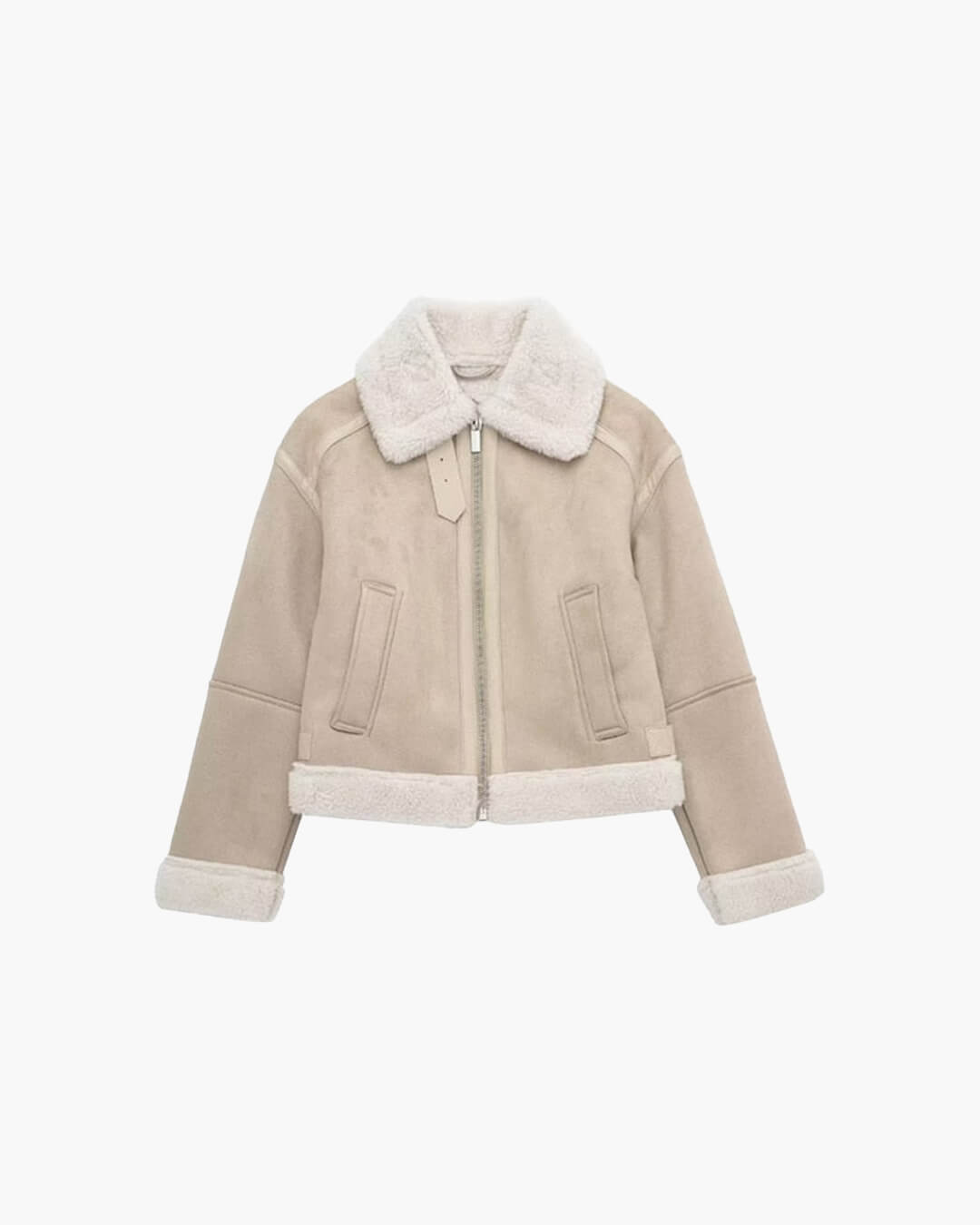 SOERA Cindy Suede Faux Fur Jacket - Jackets - cZ1764442362184431518 XS