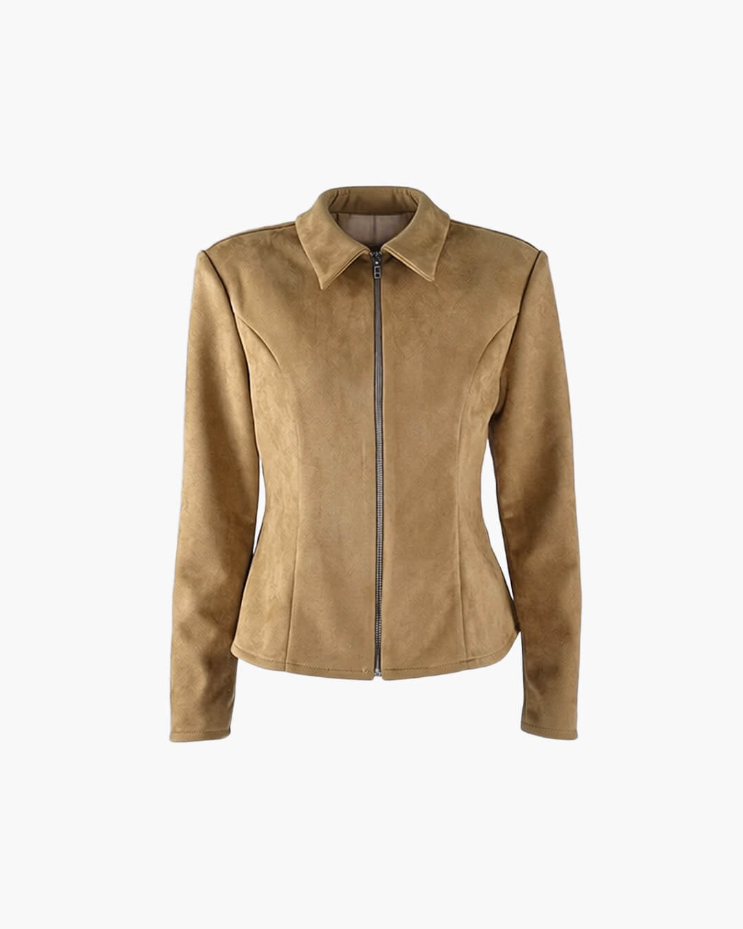 SOERA Ella faux Suede Jacket - Jackets - 1005010370494407-;TY1770721238480897793 Beige S