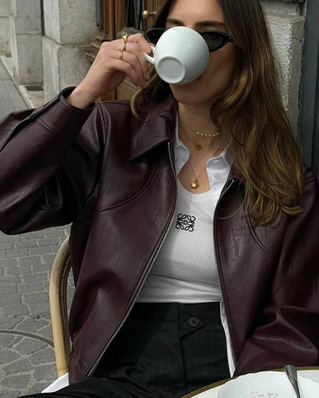 SOERA Erika Zip Up Leather Jacket - Jackets -  XL