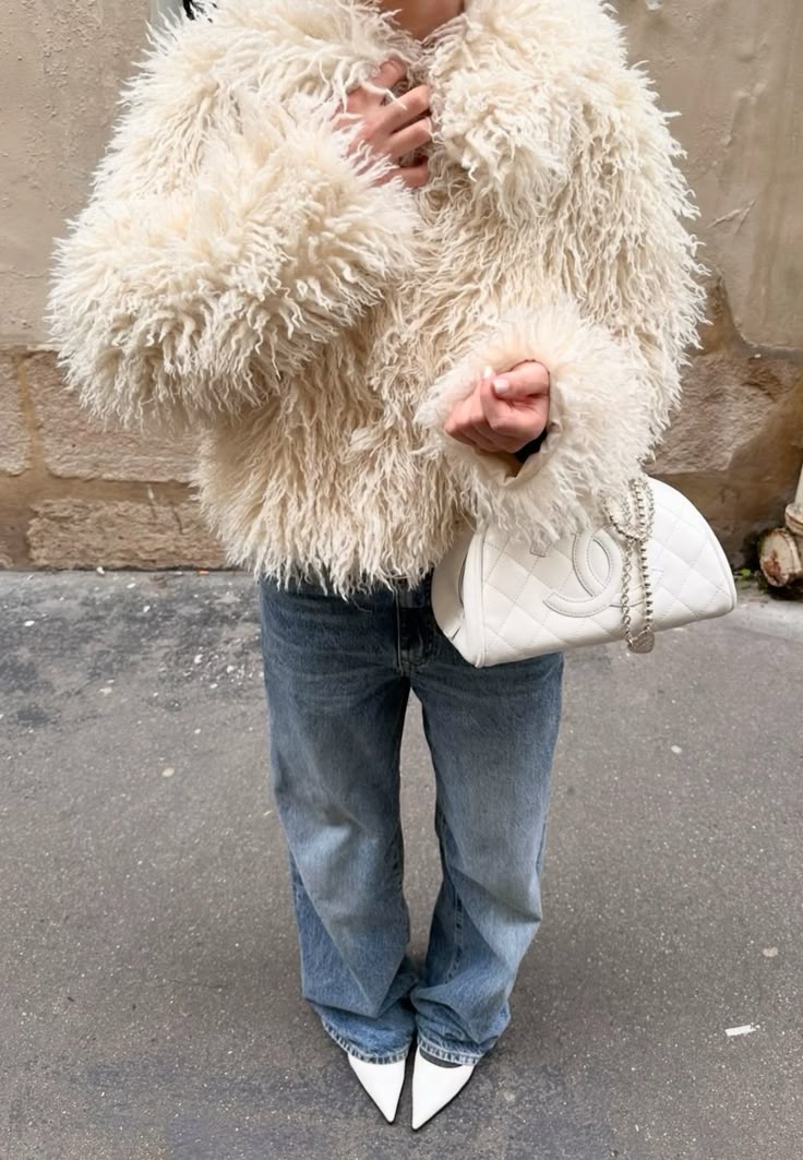 Liza Fuzzy Imitatiebont Jas