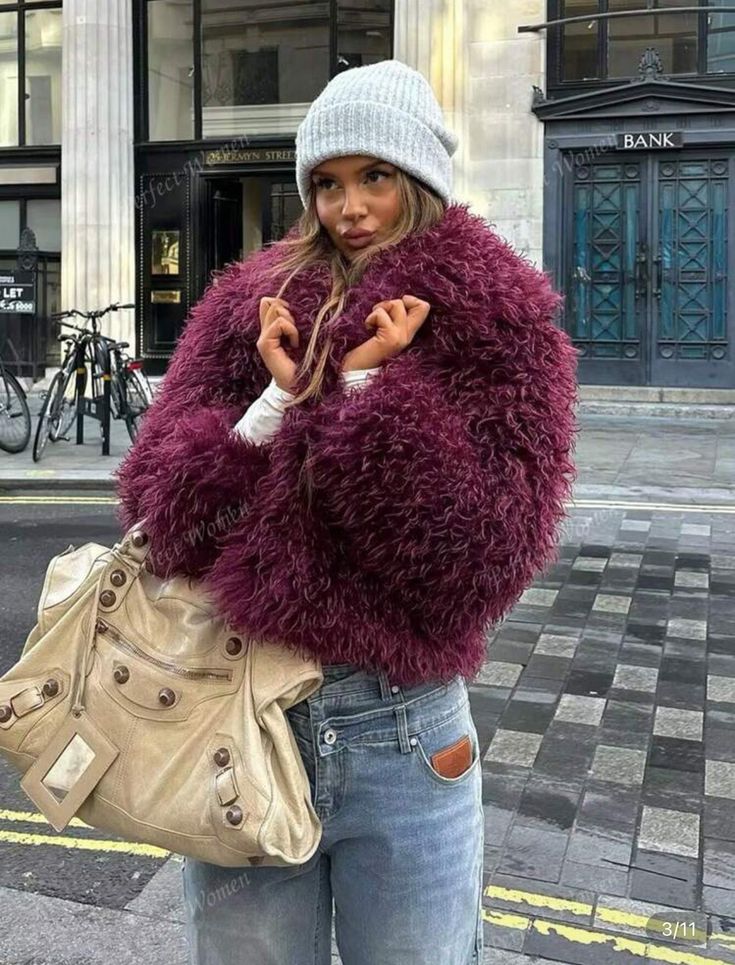 Liza Fuzzy Imitatiebont Jas