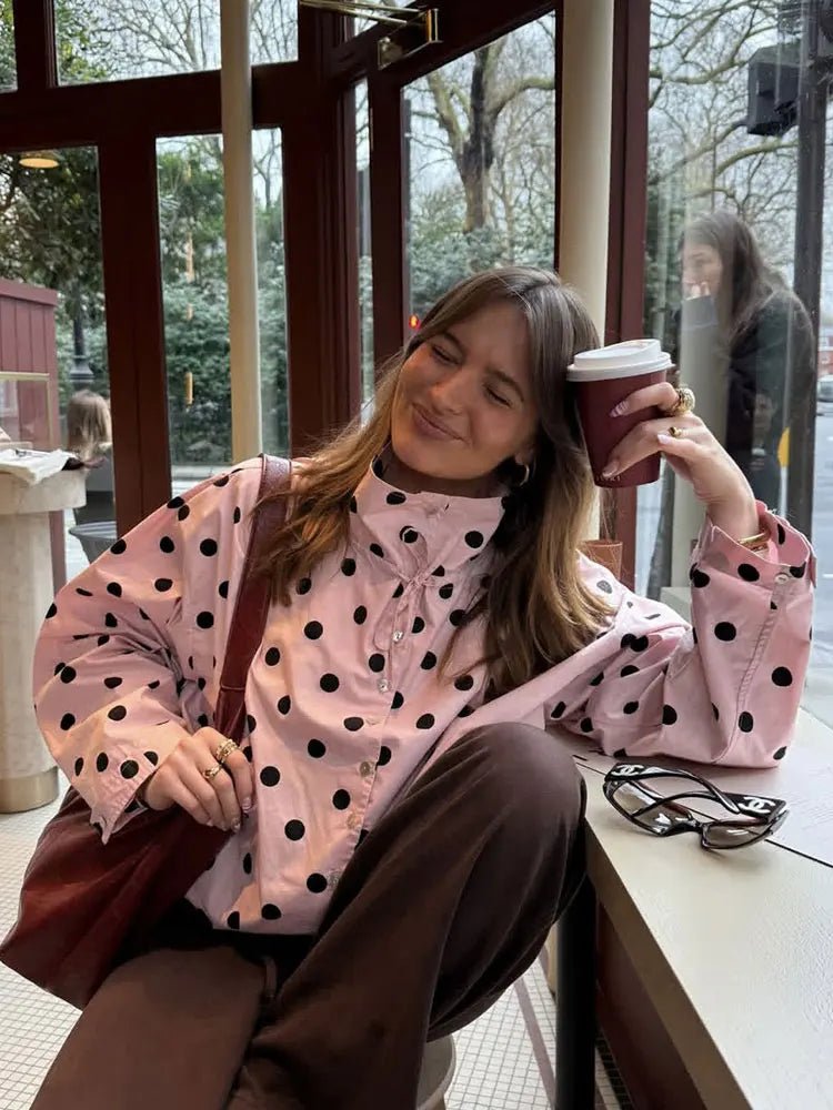 SOERA Margaret Drawstring Polka Dot Jacket - Jackets - 1005011804025733-;Fg1774621566499832573 L