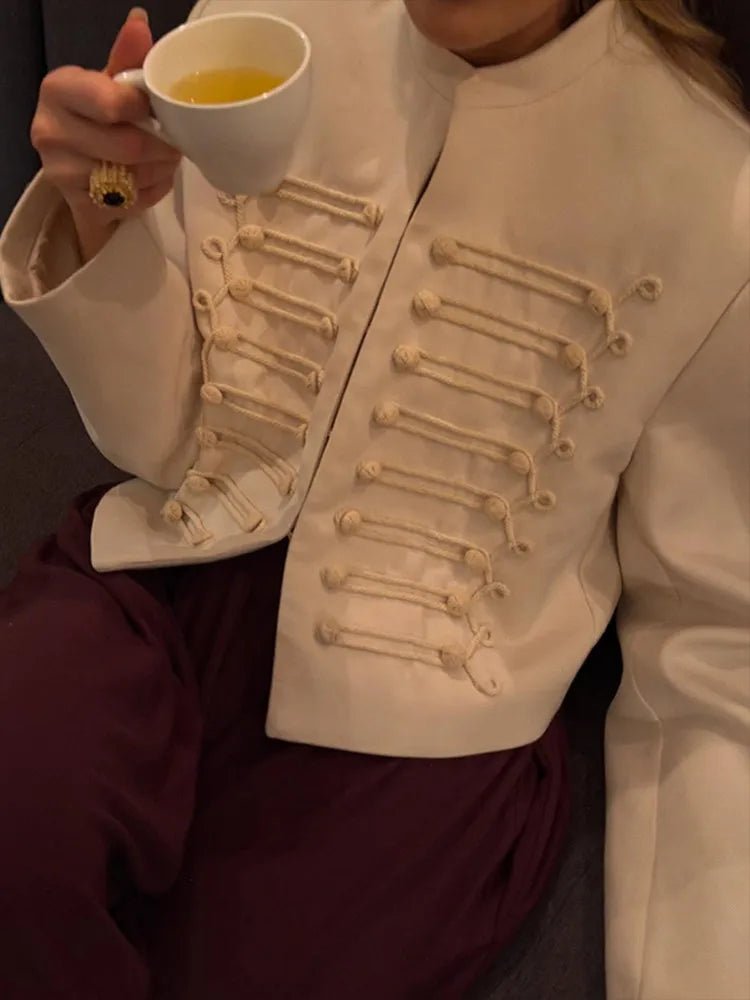 SOERA Nathalie Napoleon Jacket - Jackets - 1005010207586901-;kB1774621566650401097 White M