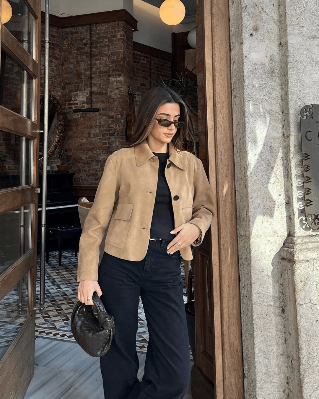 SOERA Sandy Collared Suede Jacket - Jackets - ld1774004001187567522 S