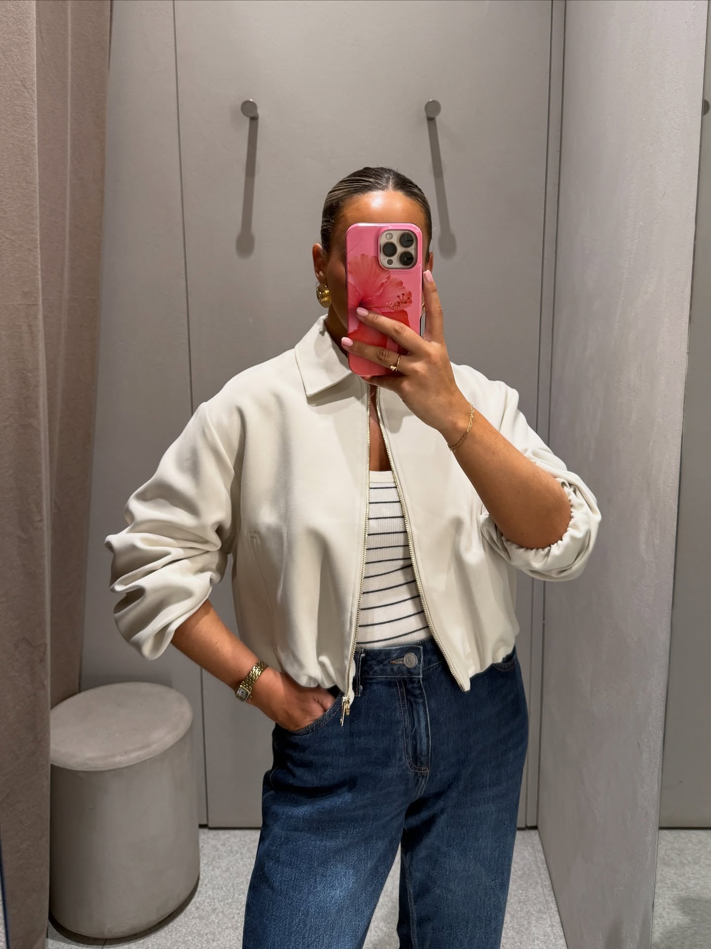 SOERA Seraphina Puffed Bomber Jacket - Jackets - 1005009867474745-;NS1774621553515491877 Cream S