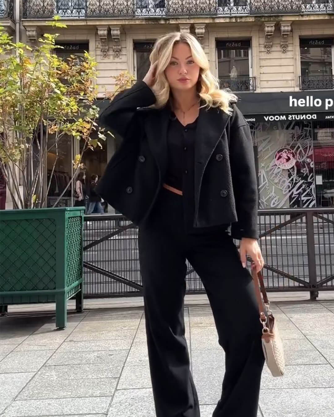 SOERA Suzane Short double - breasted Coat - Jackets - PT1766362638991399529 Black XS