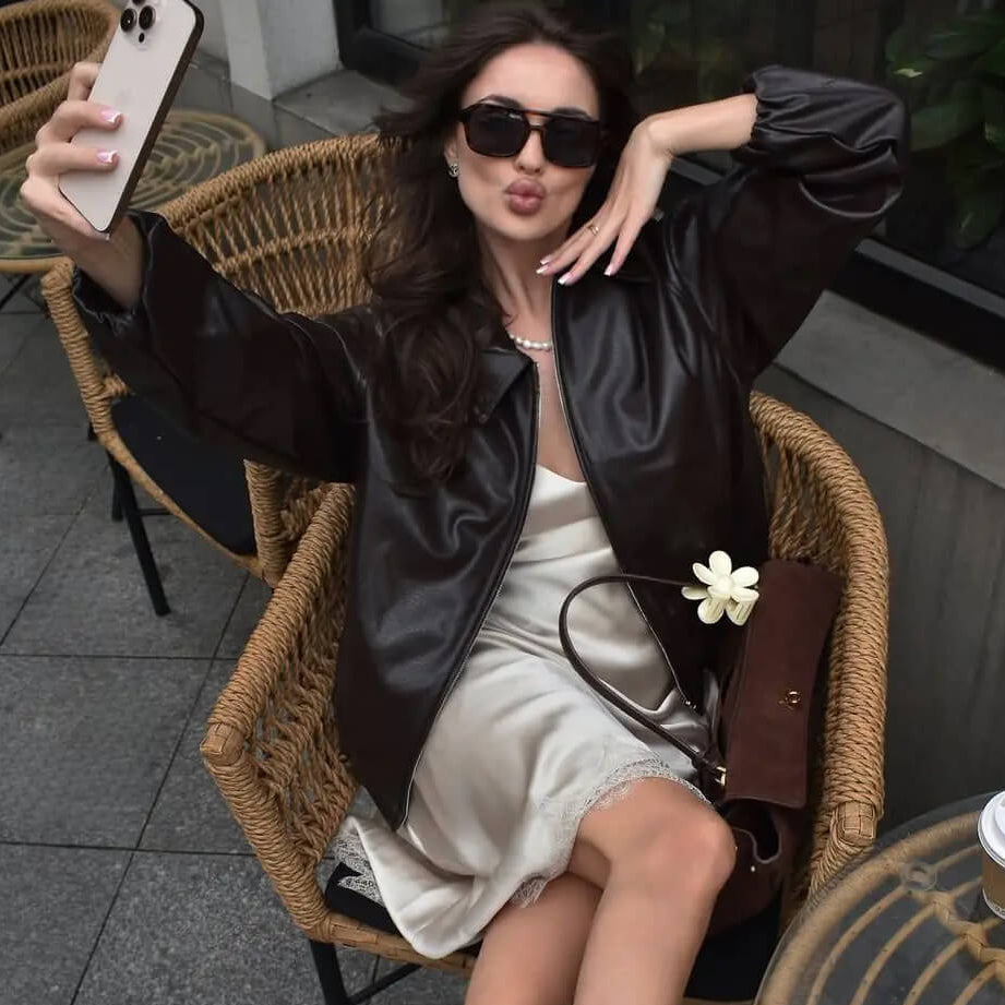 Jenny kunstleren bomberjack