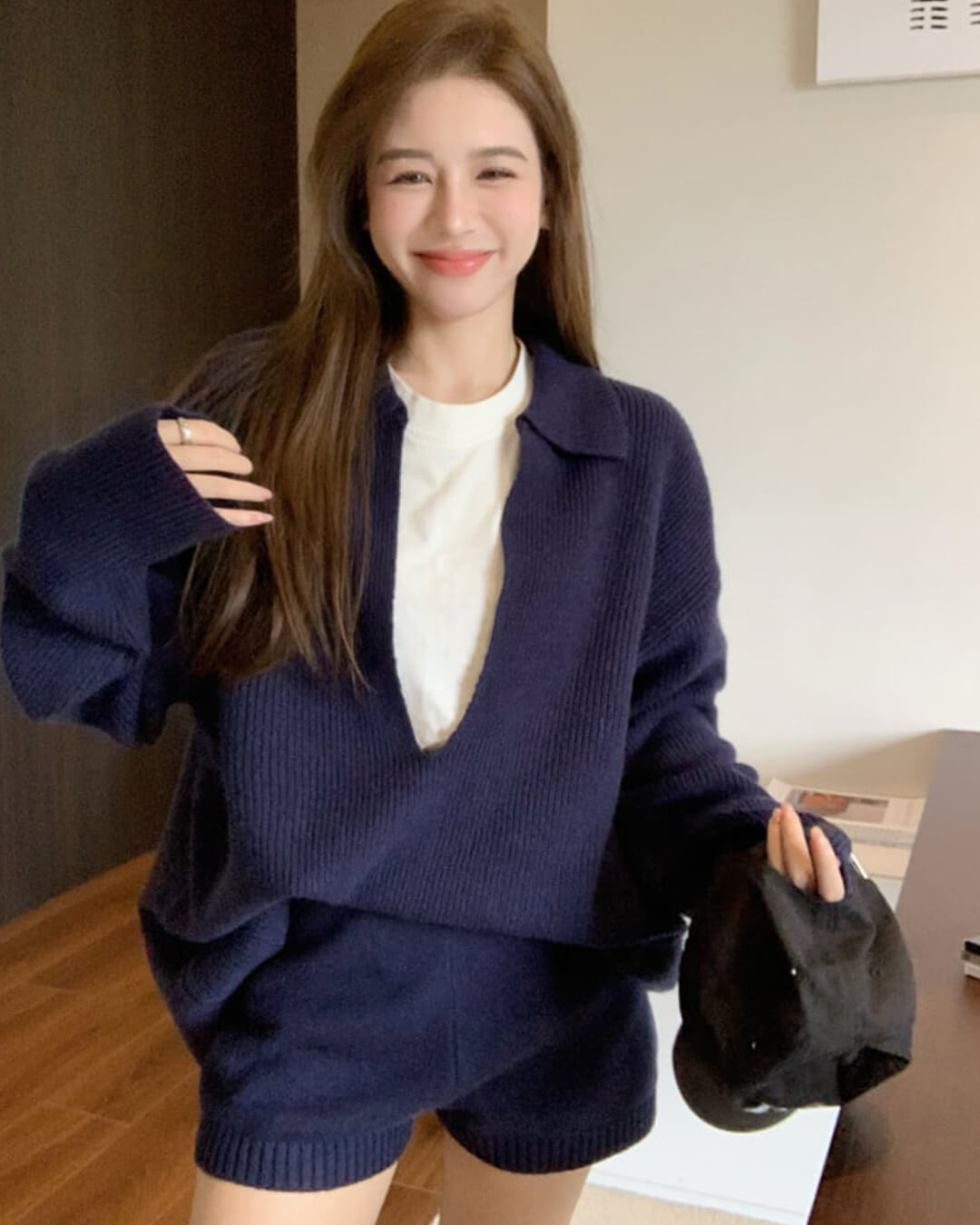 SOERA Jeannette Sweater Suit - Set - 1005007794073525-;js1769140529555962688 Deep Blue M