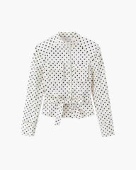 Jia Polkadot Hoge Taille Broekenset
