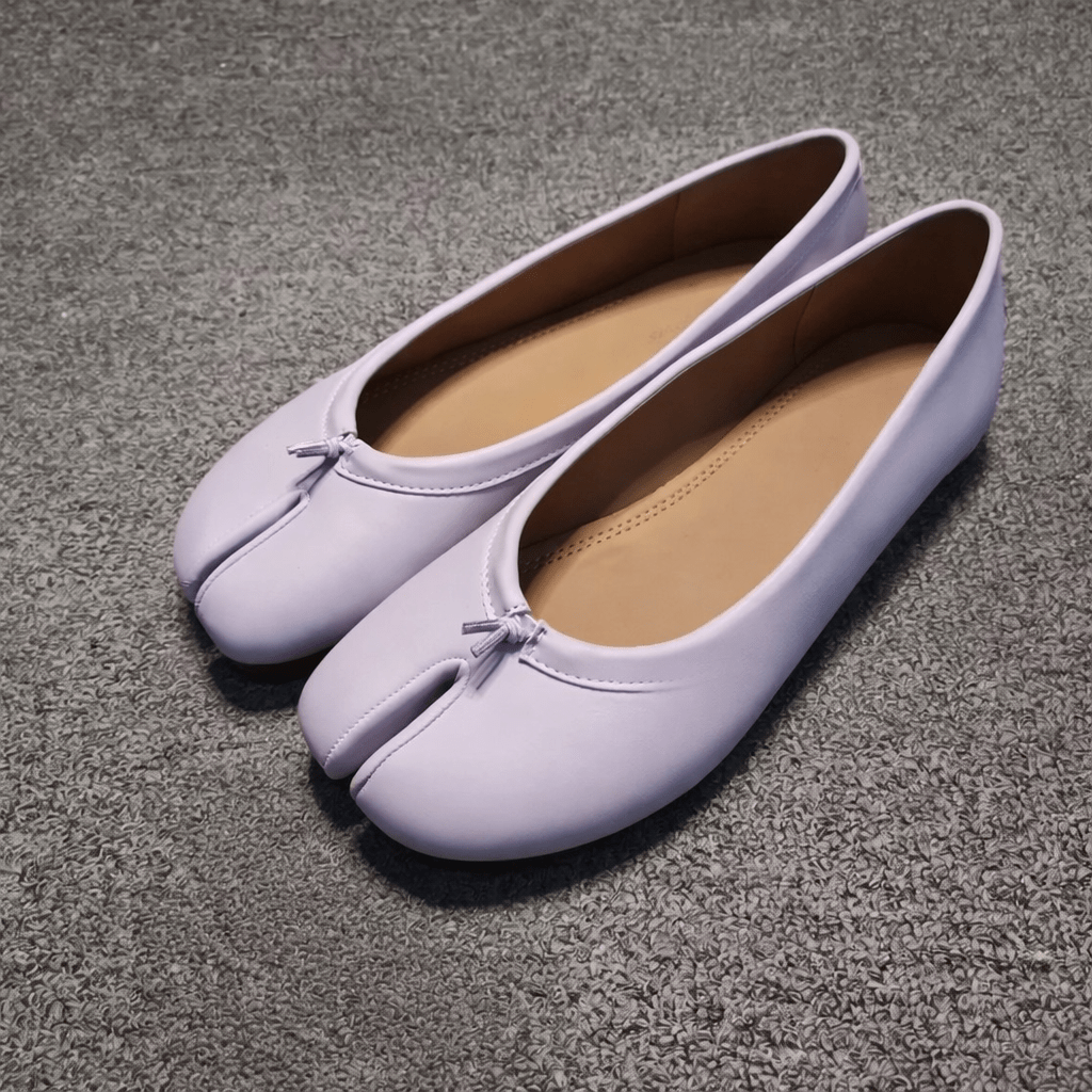 SOERA Bianca Split-Toe Leather Mules - Shoes -  Lavender 35