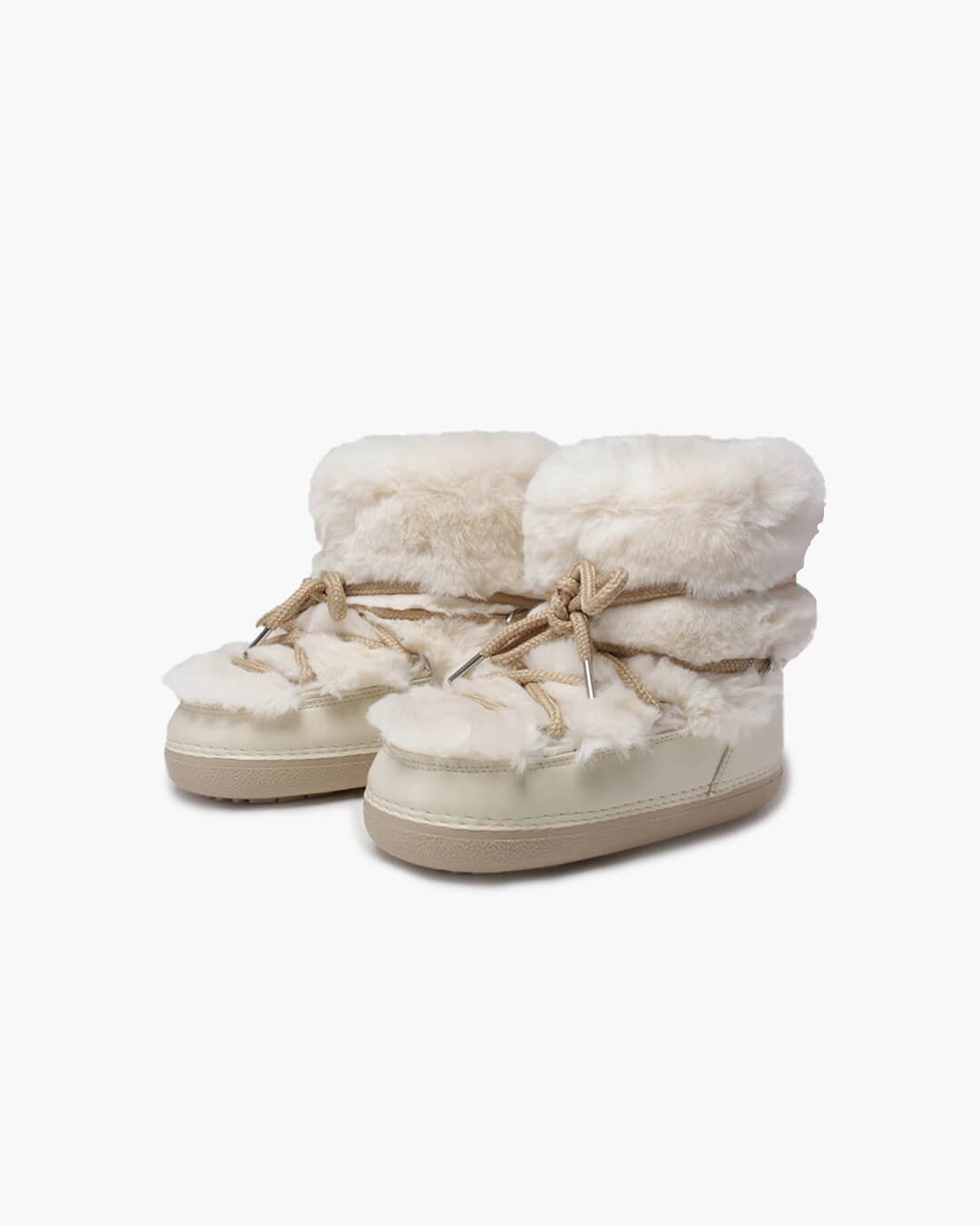 SOERA Cleo Fluffy Snow Boots - Shoes - hH1767703806862554741 Beige Low 35 - 36