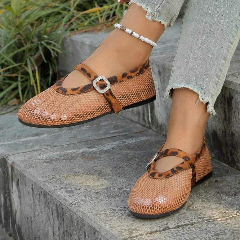 SOERA Elena Round - Toe Ballet Flats - Shoes -  Brown 36