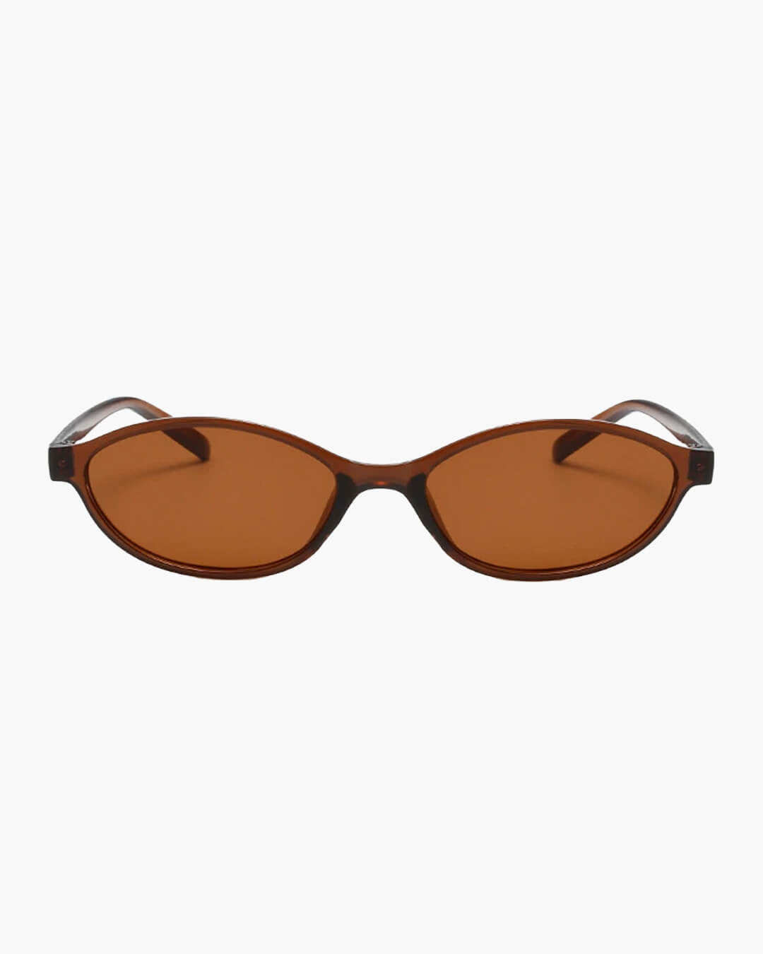SOERA Elena Retro Oval Cat Eye Sunglasses - Sunglasses -  Light Brown