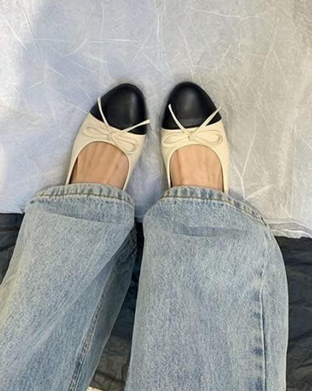 Suzy Strik Platte Ballerina's