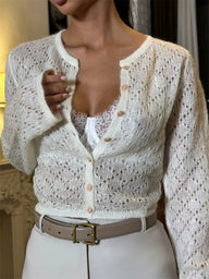 Tessa Transparant Cropped Vest