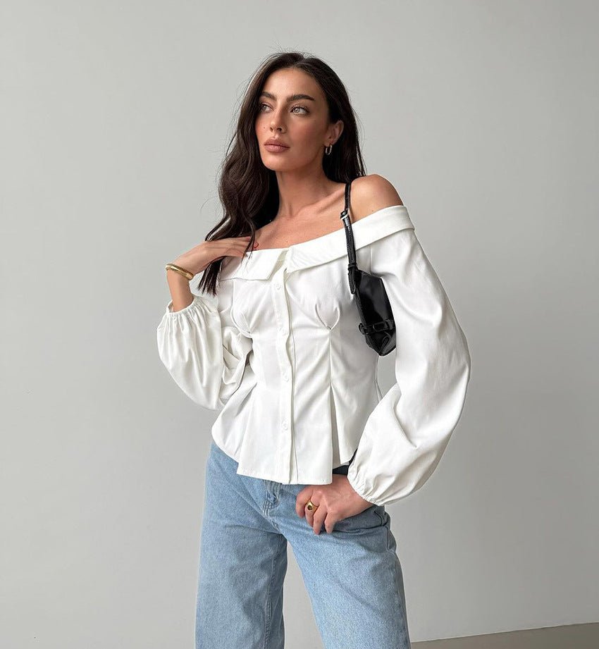 SOERA Catherine Off Shoulder Top - Tops - Rp1770344797580628931 L
