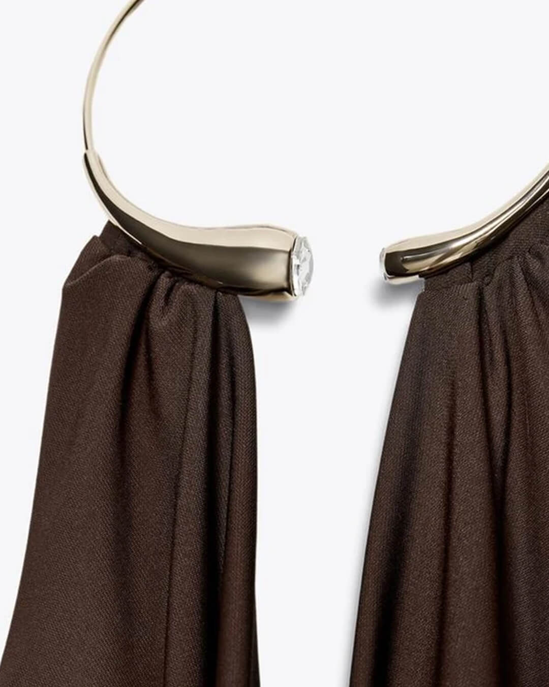 SOERA Ophelia Backless Draped Bodysuit - Tops - 1005009383931631-;oN1762998398594440968 Brown XS