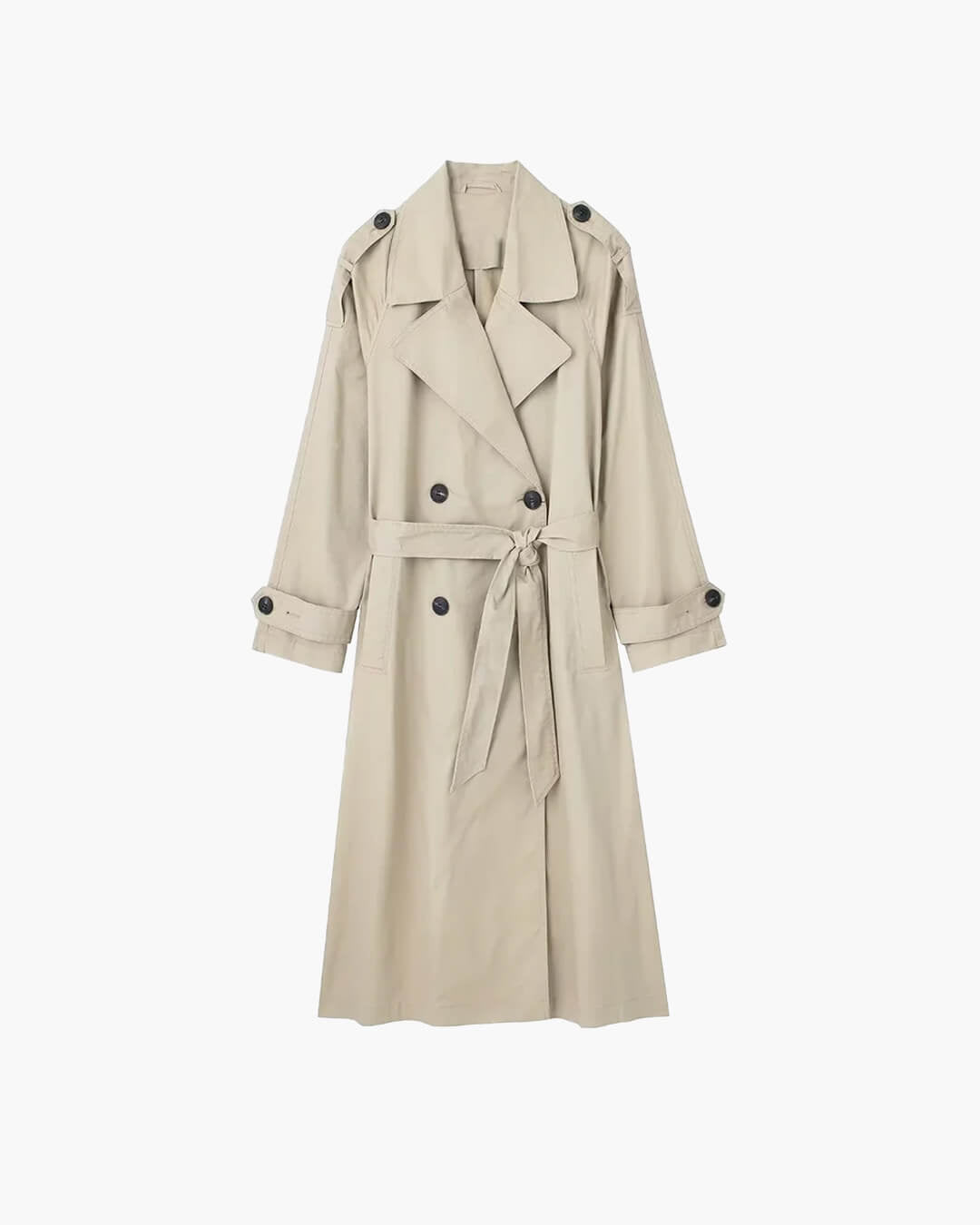 SOERA Cecilia Belted Trench Coat - Trench Coats - 1005006165575332-;Os1774012030832455986 Beige XS